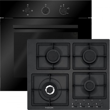 Neox F66 4 COG G K BG + FQ604VTGLNL GPL Φούρνος Υγραερίου άνω Πάγκου 64lt με Εστίες Υγραερίου Π59.8εκ. Μαύρος Neox F66 4 COG G K BG + FQ604VTGLNL GPL Φούρνος Υγραερίου άνω Πάγκου 64lt με Εστίες Υγραερίου Π59.8εκ. Μαύρος